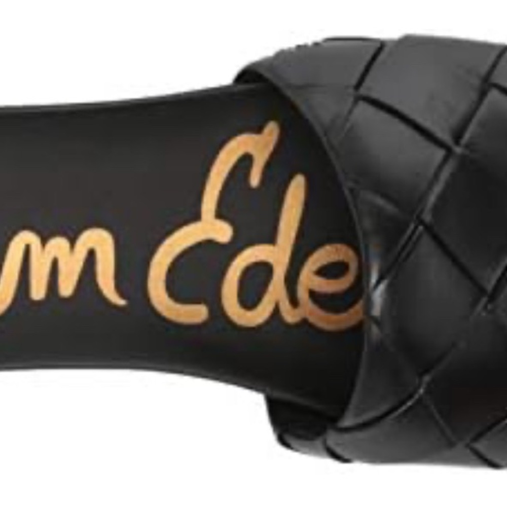 Sam Edelman Black Woven Sandals